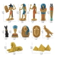 thumbnail image 2 of Juego de 12 figuras de diosas y dioses egipcios del Antiguo Egipto, estatuas en miniatura de PVC, 2 of 10