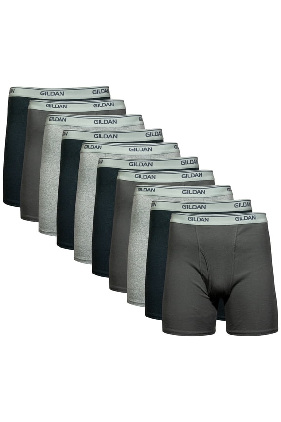 Men's Boxer Briefs, 10-Pack, Sizes S-2XL