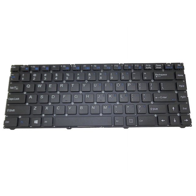 Teclado para portátil CLEVO W945AU W945AUQ W945KUQ W945LU W945LUQ W945BUQ W945SUW W945SUY W945TU W945TU-L W945JUQ W945TUQ Inglés (EE. UU.) Negro sin marco Nuevo