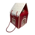 thumbnail image 4 of Caja de regalo navideña, caja para , decoración navideña, portátil, multifuncional, contenedor de golosinas, estuche para regalos y aperitivos Rojo, 4 of 10