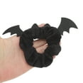 thumbnail image 2 of Unique Bargains 1Pc Hair Elastics Cute Halloween Bat Hair Ties Black, 2 of 5