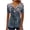 Multicolor B, variant on Kezqiaxn Dressy Tops for Women Ruched Short Sleeve V-Neck Button Down Shirts Business Work Blouses Plus Size Fashion