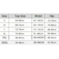 thumbnail image 4 of Women's Bikini Swimsuit Ruffles Two Pieces Bikini Set, Rose Red M, 4 of 5