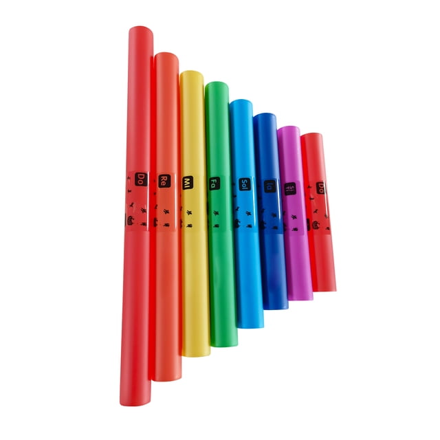 8 Tons Tube de Son, Tube de Son 8 Tons Ensemble de Son 8 Tons Ensemble de Tube 8 Percussion Anniversaire Kit Musical Tube Percussion Anniversaire 8pcs