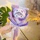 thumbnail image 5 of Muñeco de peluche de dibujos animados Sanrio Kuromi My Melody Cinnamoroll Kt Cat Kuromi, regalo de ramo para San Valentín, Navidad, regalos para novias, 5 of 5