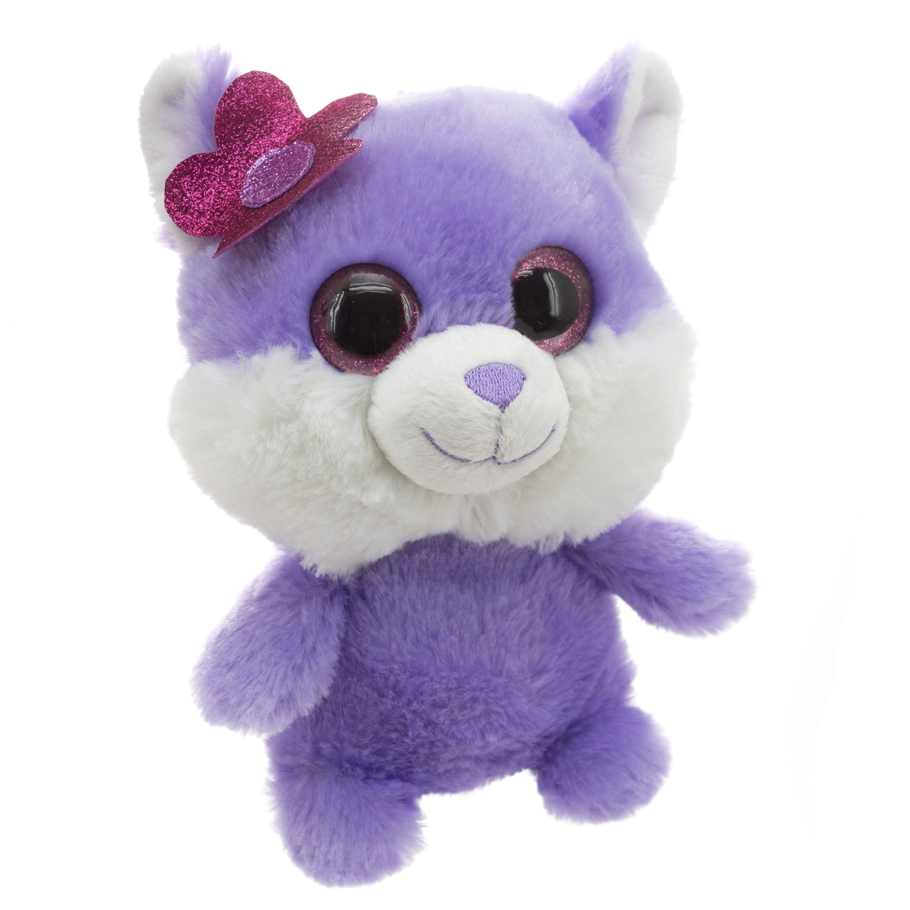 purple cat plush