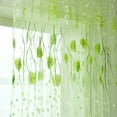 Clearance! Fenull Polyester Curtains, Leaves Sheer Curtain Tulle Window