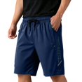 thumbnail image 2 of BRANROY Mens Athletic Running Gym Shorts - Lightweight Cooling Summer Short Pants for Men, Designed for Sports, Fitness, and Daily Active Wear,Navy L, 2 of 9