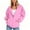 Gray, variant on Enjoytime Lightweight Zip Up Hoodie Women Loose Solid Color Long Sleeve Sweatshirt Fall Winter Fashion Tops with Pockets