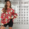 thumbnail image 7 of Yuyamidu Oversized Sweatshirt for Women Women's Fashion Hoodie Sweatshirts Christmas Santa Claus Crewneck Long Sleeve Shirts Soft Comfortable Tees Pullovers with Pockets Xmas Winter Party Clothes, 7 of 7