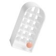 thumbnail image 1 of 18 Spaces Lipstick Storage Rack Castle Molding Dustproof ABS Lipstick Organizer for Makeup Cosmetics White, 1 of 3