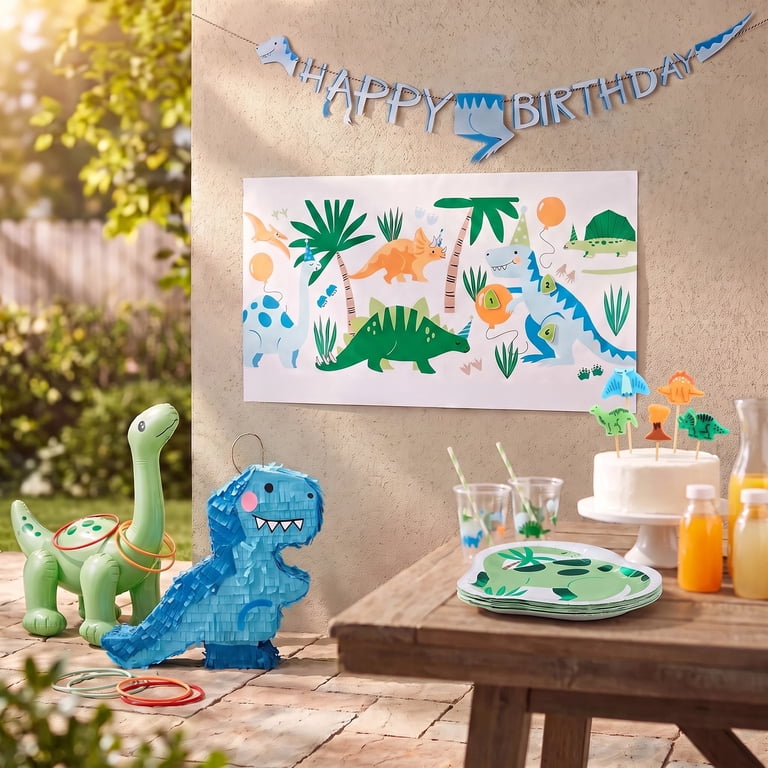 Way To Celebrate Inflatable Dinosaur Ring Toss Game photo 3