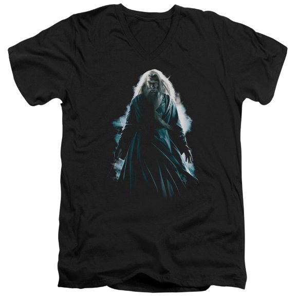 Harry Potter - Dumbledore Burst - Slim Fit V Neck Shirt - Small