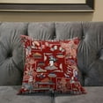 thumbnail image 5 of Wu Zetian Throw Pillow with Removable Cover in Red Gray Blue 18x18, 5 of 5