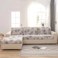thumbnail image 3 of Funda Elástica para Cojín de Sofá, Funda antipolvo para Sofá para Sala de Estar, Mascotas, Niños, Funda para Asiento, Chaise Longue, Esquina, Funda para Sofá en Forma de L, 3 of 5