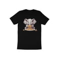 thumbnail image 4 of Cute Elephant Eating Pasta Spaghetti Ramen Food Foodie Gift T-Shirt Pasta Lover Elephant Birthday Holiday Present Gift Tshirt, 4 of 10