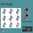 thumbnail image 6 of Sun Dogs 29" Metal Wall Art by Meyerdirk Art in Candy Orange, 6 of 6