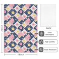 thumbnail image 2 of 2 Pcs Pioneer Flower Floral Print Pattern Kitchen Towels, Funny Microfiber Dish Towel Set, 18" X 26" Tea Towels, 2 of 6