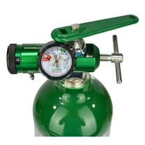Lightning X O2 Mini Oxygen Regulator CGA-870 Gauge Flow Rate 0-15lpm w/ Wrench