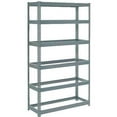 thumbnail image 3 of Global Industrial Extra Heavy Duty Shelving 48"W x 24"D x 72"H With 6 Shelves, No Deck, Gray, 3 of 3
