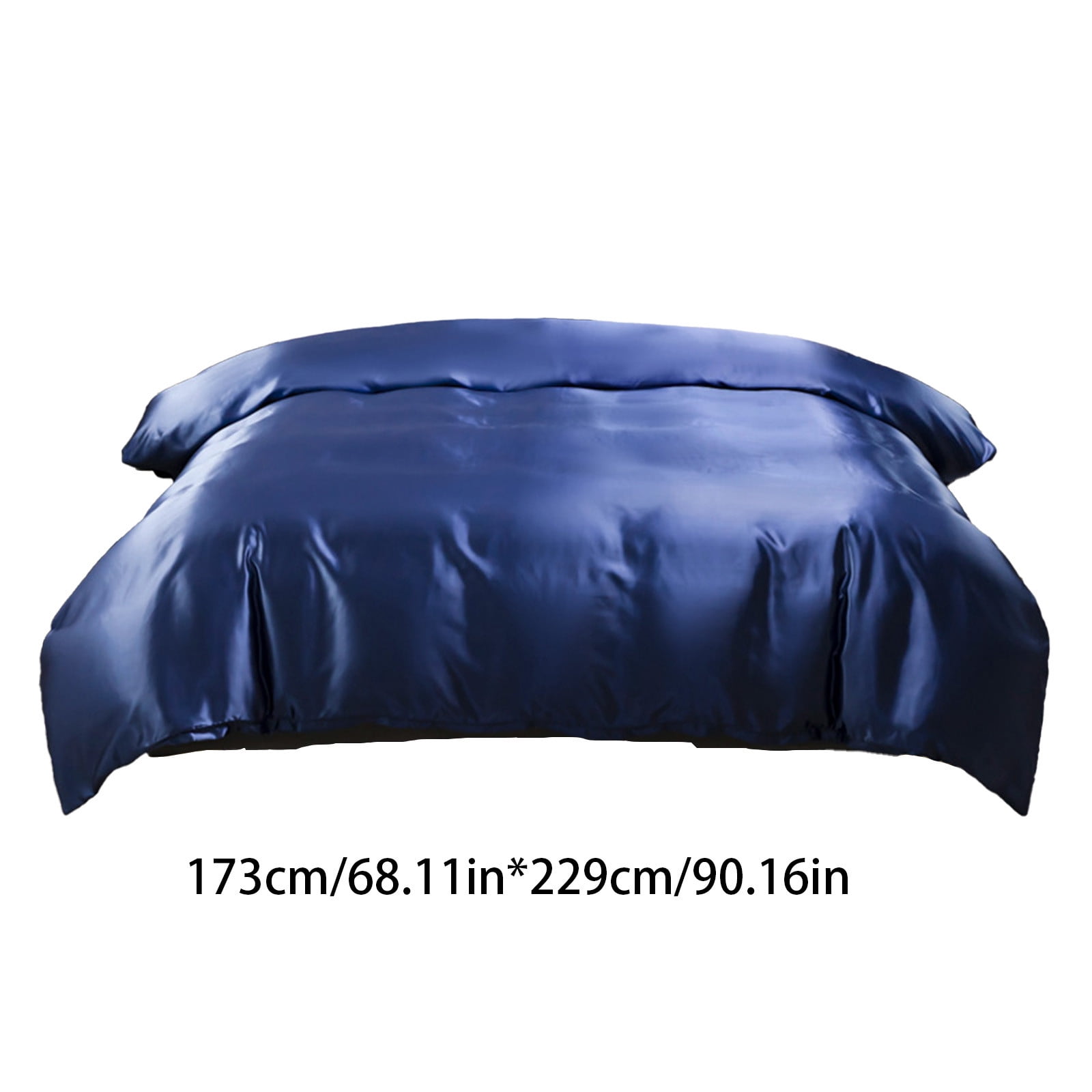 Satin Duvet Cover with Hidden Zipper Closure, King Size Luxury Hotel Style Bedding, Soft Smooth Polyester Fabric, Wrinkle Resistant and Easy Care