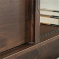thumbnail image 3 of Pemberley Row Engineered Wood Grand Walnut Headboard Rectangular Adjustable Shelves 61.06"W Unassembled, 3 of 14