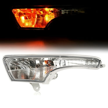 Kojem Left Turn Signal Light Assembly for 2013-2018 Nissan Altima Front Bumper Corner Lamp Driver Side Replacement for 26135-3TA0A NI2530118 Clear Lens