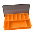 thumbnail image 3 of Caja de señoría de pesca Baja de señora Multifuncional con divisores Cebos de almacenamiento de organizador de equipos de pescadores para regalos al Naranja, 3 of 8
