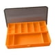thumbnail image 3 of Caja de aparejos de pesca Organizador de equipo de pesca Caja de señuelos resistente con múltiples compartimentos para Naranja, 3 of 8