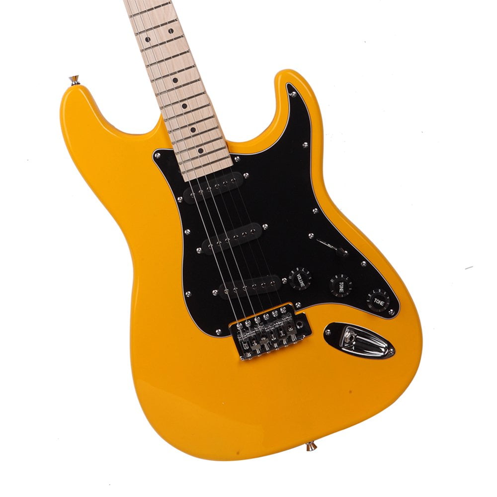 IVV Gst Stylish Electric Guitar Kit With Black Pickguard Orange