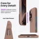 thumbnail image 5 of Funda de teléfono ORNARTO compatible con iPhone 16 Pro 6.3 - Marrón, 5 of 7