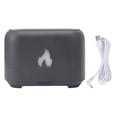 thumbnail image 1 of Difusor de llama 130ML Humidificador difusor de llama USB hueco 3D con luz de 7 colores LED para el hogar 5V Gris oscuro, 1 of 10