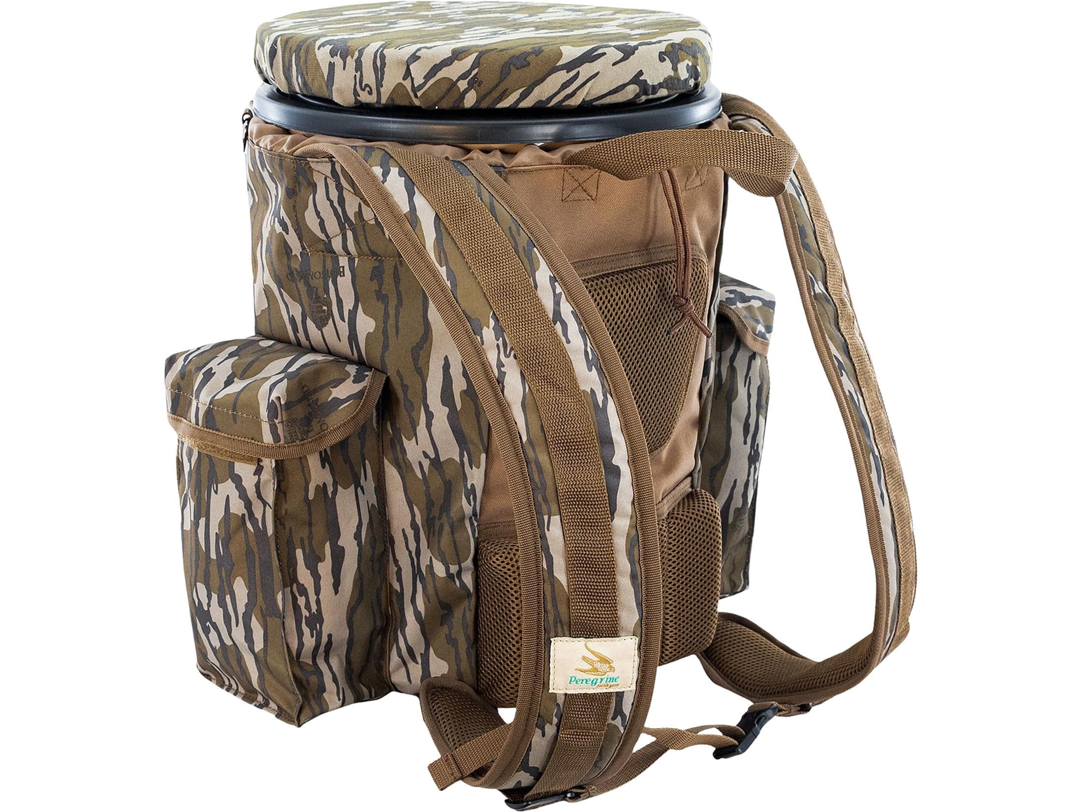 Peregrine Field Gear Venture Hunting Bucket Seat Pack Lite Mossy Oak Original Bottomland