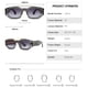 thumbnail image 2 of Gafas de sol de moda europeas y americanas con montura cuadrada para mujer, hechas de PC y HD, 2 of 5