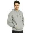 thumbnail image 2 of Men's Active Casual Cotton Waffle Fabric Pullover Hoodie, Heather Grey XL, 1 Pack, 2 of 4