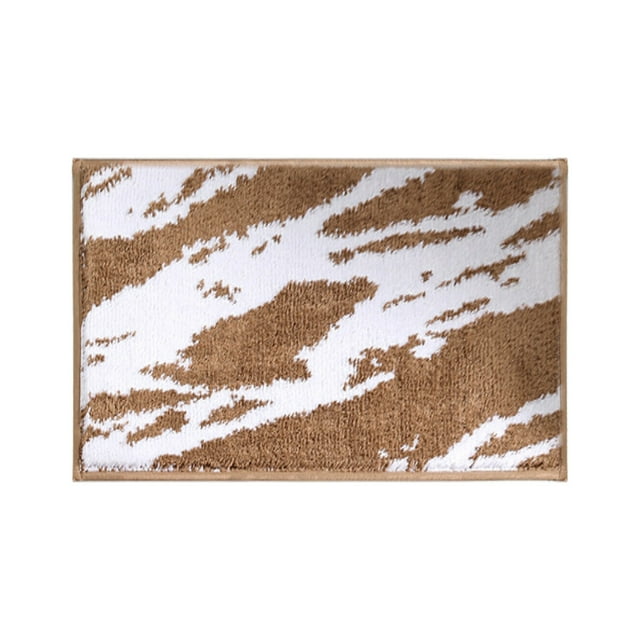 kjfeif Fiber Lock Carpet with Non Slip Backing Soft Polyester Doormat In Stylish Pattern for Entrance Hall Bedroom Living Room Kitchen Or Bathroom