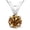 Platinum, variant on 1/2 0.5 Carat Platinum Round Brown Diamond 4 Prong Solitaire Pendant Necklace (AAA Quality) W/ 16" Silver Chain