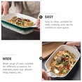 thumbnail image 2 of MasteelfCA Ceramic Baking Dish Roasting Lasagna Pan Rectangular Dish Bakeware Handle Pan, 2 of 7