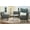 Grey 3 piece, variant on Merluxy Upholstered Living Room Chair with High Wingback, White Comfy Corduroy Chair