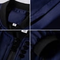 thumbnail image 2 of M-4TG Veste Homme Automne Fine Manches Longues Uniforme de Baseball Coupe-Vent Veste de Cyclisme Fermeture Éclair Décontractée, 2 of 4
