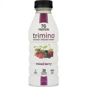 Trimino Protein Infused Water, Mixed Berry, 16 Fl Oz, 12 Ct