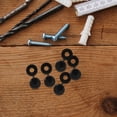 thumbnail image 4 of Minkissy 100Ud Tapas Plásticas Negras Para Tornillos Con Plegable Para Protección En Oficinas Y Fábricas, 4 of 7