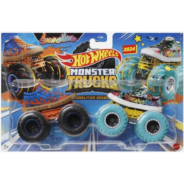 Toy Hot Wheels Monster Trucks Demolition Doubles a escala 1:64