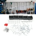 thumbnail image 4 of Pegboard Hooks Assortment, Pegboard Accessories Organizer Set Nickel Plated Alloy With Peg Locks For Garage For Storage, 4 of 8