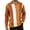 Ginger, variant on Yiaimeir Men's Long Sleeve Polo Shirt with Vertical Stripes Casual Zipper Collar Pullover Soft Knit Top for Everyday Wear
