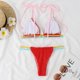 thumbnail image 5 of Trajes de baño tankini para mujer Trajes de baño de color sólido para mujer Traje de baño ajustado de dos piezas Trajes de baño de bikini con tirantes Traje de baño de dos piezas para mujer, 5 of 7
