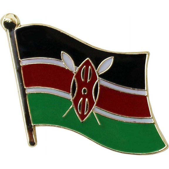 Kenya Flag Lapel Pin