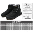 thumbnail image 2 of Earlde Men Women Snow Boots Comfortable Faux Fur Full Lined Black, 2 of 7