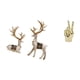 thumbnail image 5 of Elegante conjunto de esculturas de reno y gestos de dedos, figuras únicas de ciervo y mano para decoración creativa del hogar, la sala de estar, la of, 5 of 8