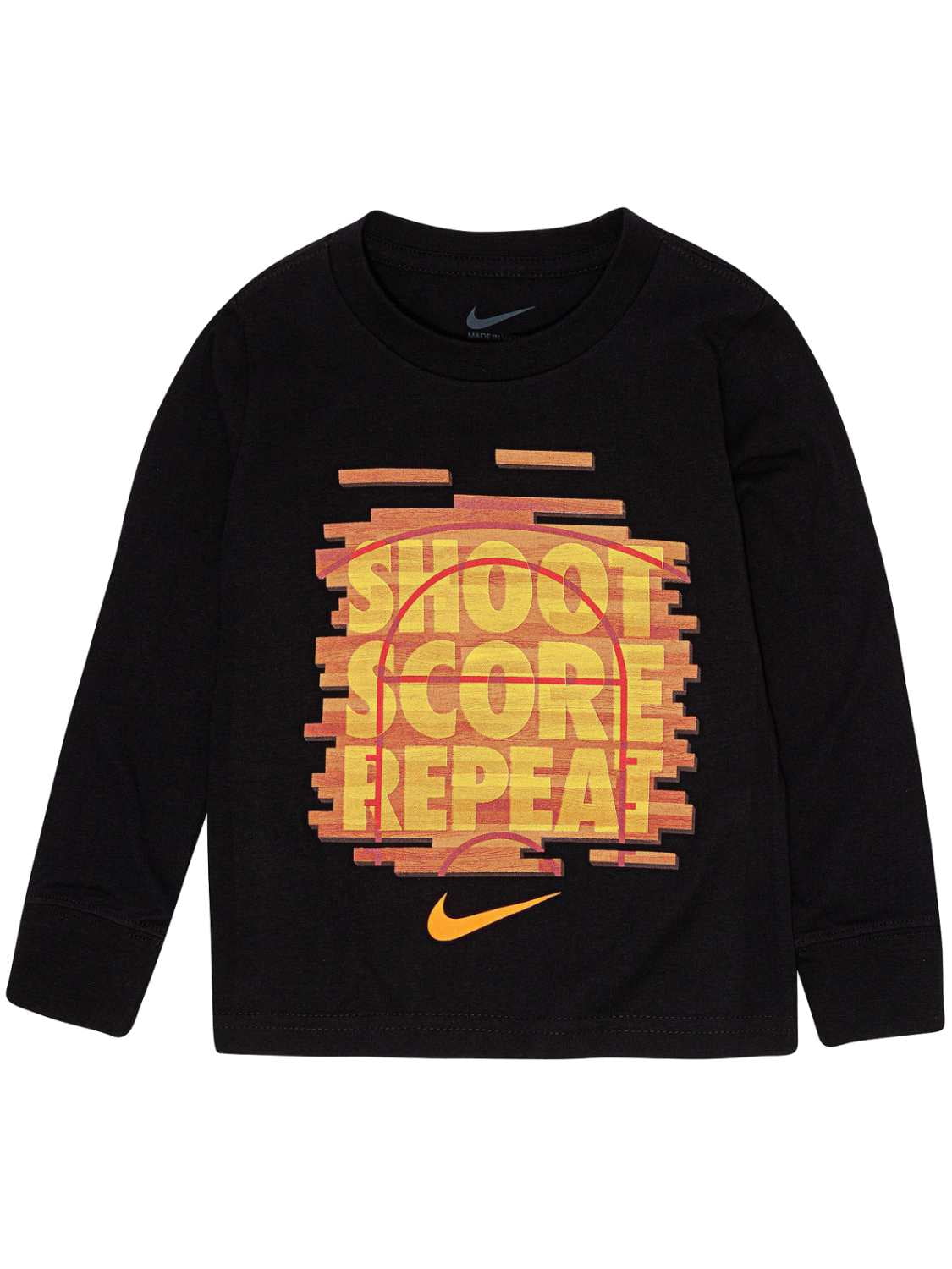 boys orange nike shirt